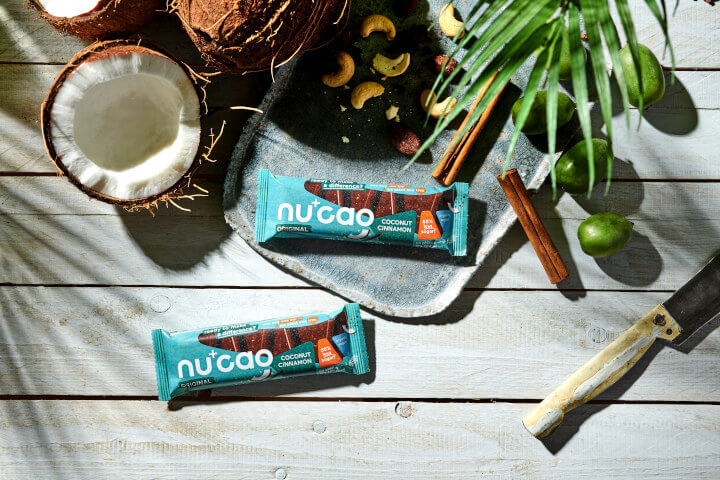 The nu company Nucao Riegel Coconut Cinnamon