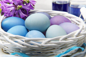 Osternest mit Eiern als Osternest-Ideen