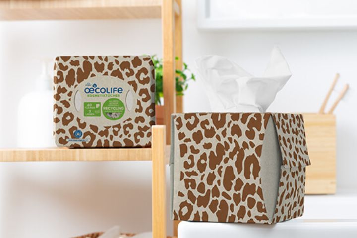 Oecolife recycelte Kosmetiktücher in der nachhaltigen LifestyleBox von TrendRaider