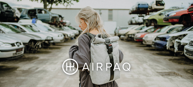 Airpaq der nachhaltige Rucksack aus recycelten Airbags jetzt mit der TrendBox von TrendRaider gewinnen
