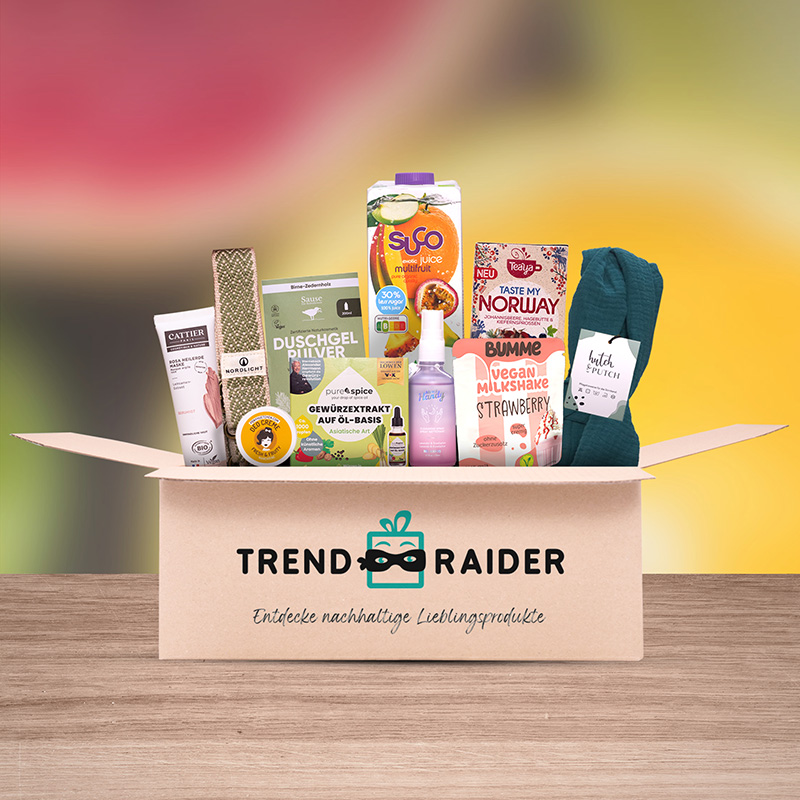Entdecke nachhaltige Produkte in der LifestyleBox von TrendRaider mit unserem Unboxing